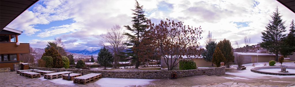 Panorama Terrasse neige ski